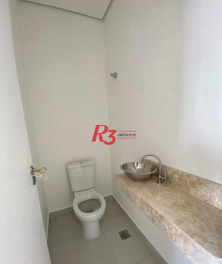 Apartamento Garden com 1 dormitório à venda, 58 m² por R$ 740.000,00 - Boqueirão - Santos/SP