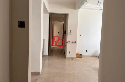 Apartamento com 3 dormitórios, 125 m² - venda por R$ 1.300.000,00 ou aluguel por R$ 8.678,01/mês - José Menino - Santos/SP
