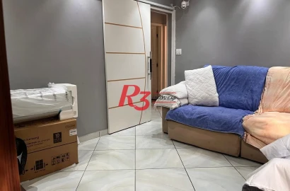 Apartamento com 2 dormitórios à venda, 88 m² por R$ 420.000,00 - Encruzilhada - Santos/SP