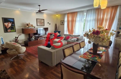 Apartamento com 3 dormitórios à venda, 137 m² por R$ 930.000,00 - José Menino - Santos/SP