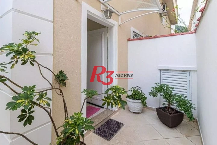 Casa com 3 dormitórios à venda, 170 m² por R$ 955.000,00 - Marapé - Santos/SP