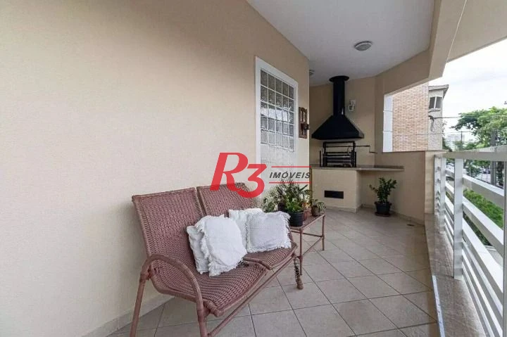 Casa com 3 dormitórios à venda, 170 m² por R$ 955.000,00 - Marapé - Santos/SP