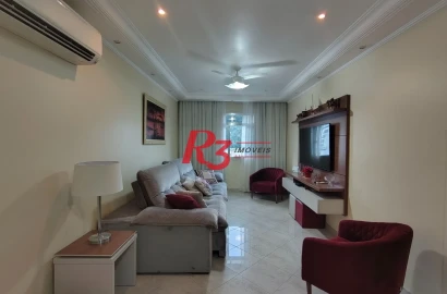 Apartamento com 2 dormitórios à venda, 142 m² por R$ 600.000,00 - Marapé - Santos/SP