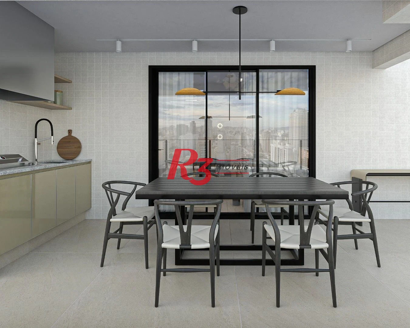 Apartamento Garden à venda, 135 m² por R$ 1.759.217,34 - Boqueirão - Santos/SP