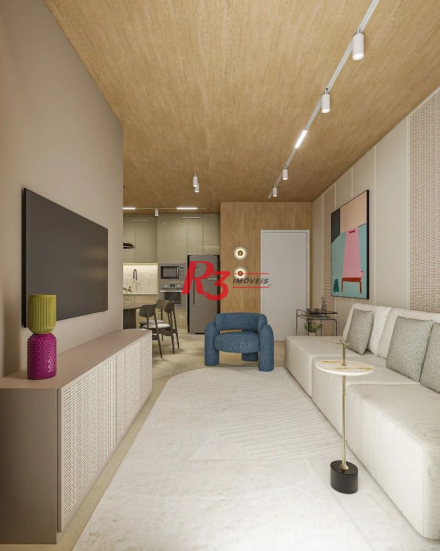 Apartamento Garden à venda, 135 m² por R$ 1.759.217,34 - Boqueirão - Santos/SP
