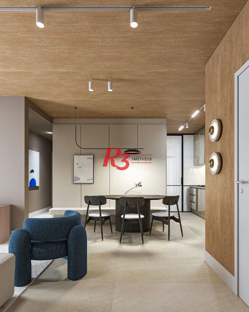 Apartamento Garden à venda, 135 m² por R$ 1.759.217,34 - Boqueirão - Santos/SP