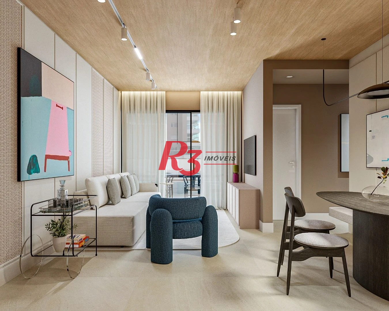 Apartamento Garden à venda, 135 m² por R$ 1.759.217,34 - Boqueirão - Santos/SP