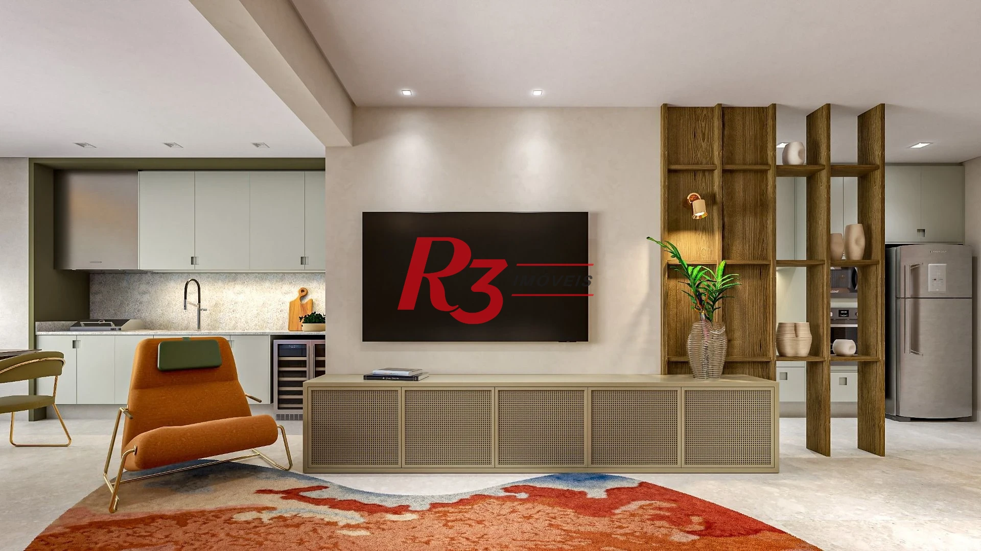 Apartamento com 2 dormitórios à venda, 106 m² por R$ 1.431.659,41 - Boqueirão - Santos/SP