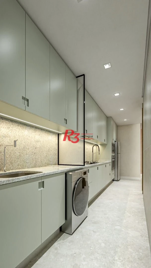Apartamento com 2 dormitórios à venda, 106 m² por R$ 1.431.659,41 - Boqueirão - Santos/SP