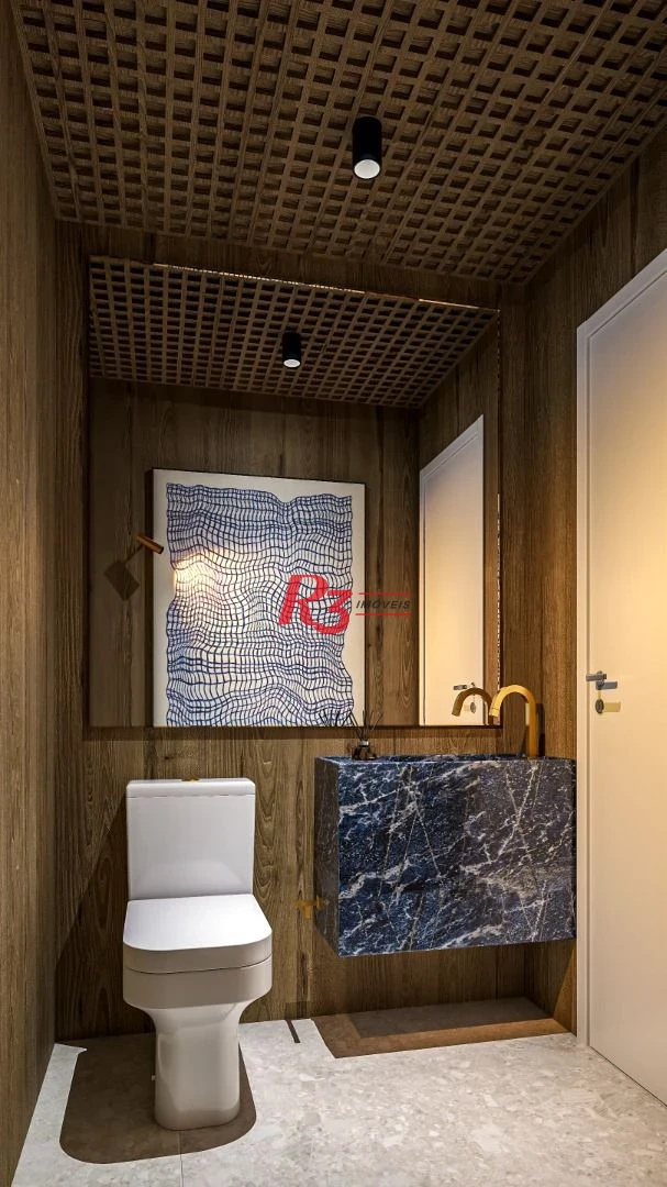 Apartamento com 2 dormitórios à venda, 106 m² por R$ 1.431.659,41 - Boqueirão - Santos/SP