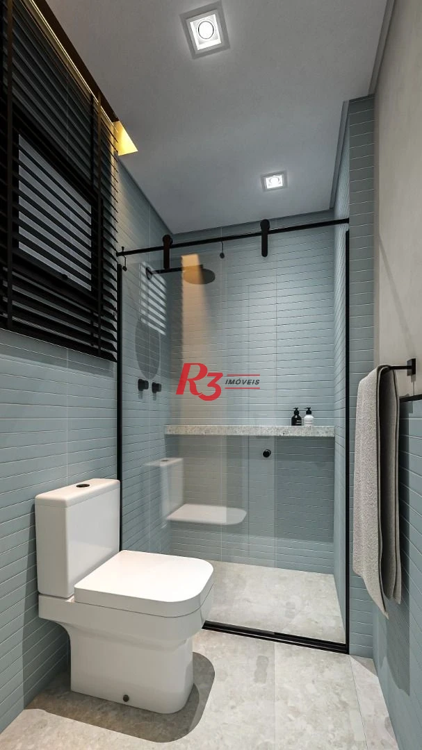 Apartamento com 2 dormitórios à venda, 106 m² por R$ 1.431.659,41 - Boqueirão - Santos/SP