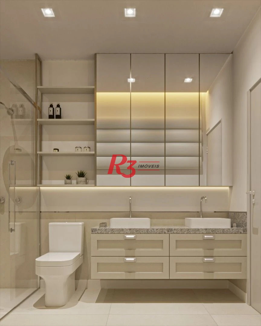 Apartamento à venda, 162 m² por R$ 1.808.035,64 - Boqueirão - Santos/SP