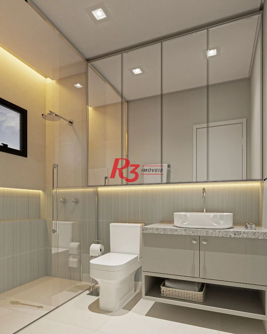 Apartamento à venda, 162 m² por R$ 1.808.035,64 - Boqueirão - Santos/SP