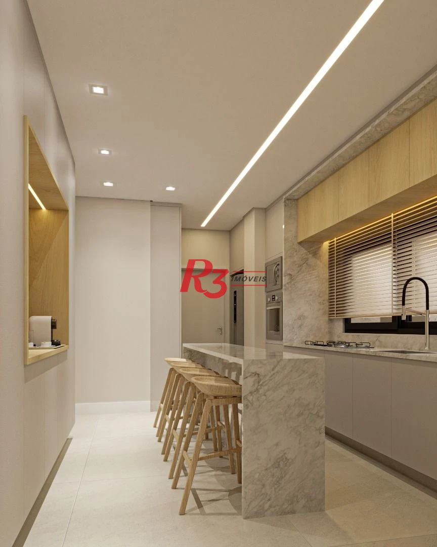 Apartamento à venda, 162 m² por R$ 1.808.035,64 - Boqueirão - Santos/SP