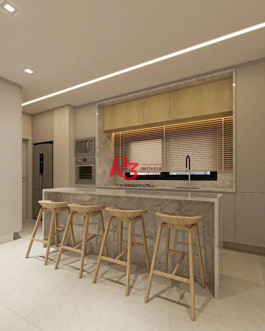 Apartamento à venda, 162 m² por R$ 1.808.035,64 - Boqueirão - Santos/SP