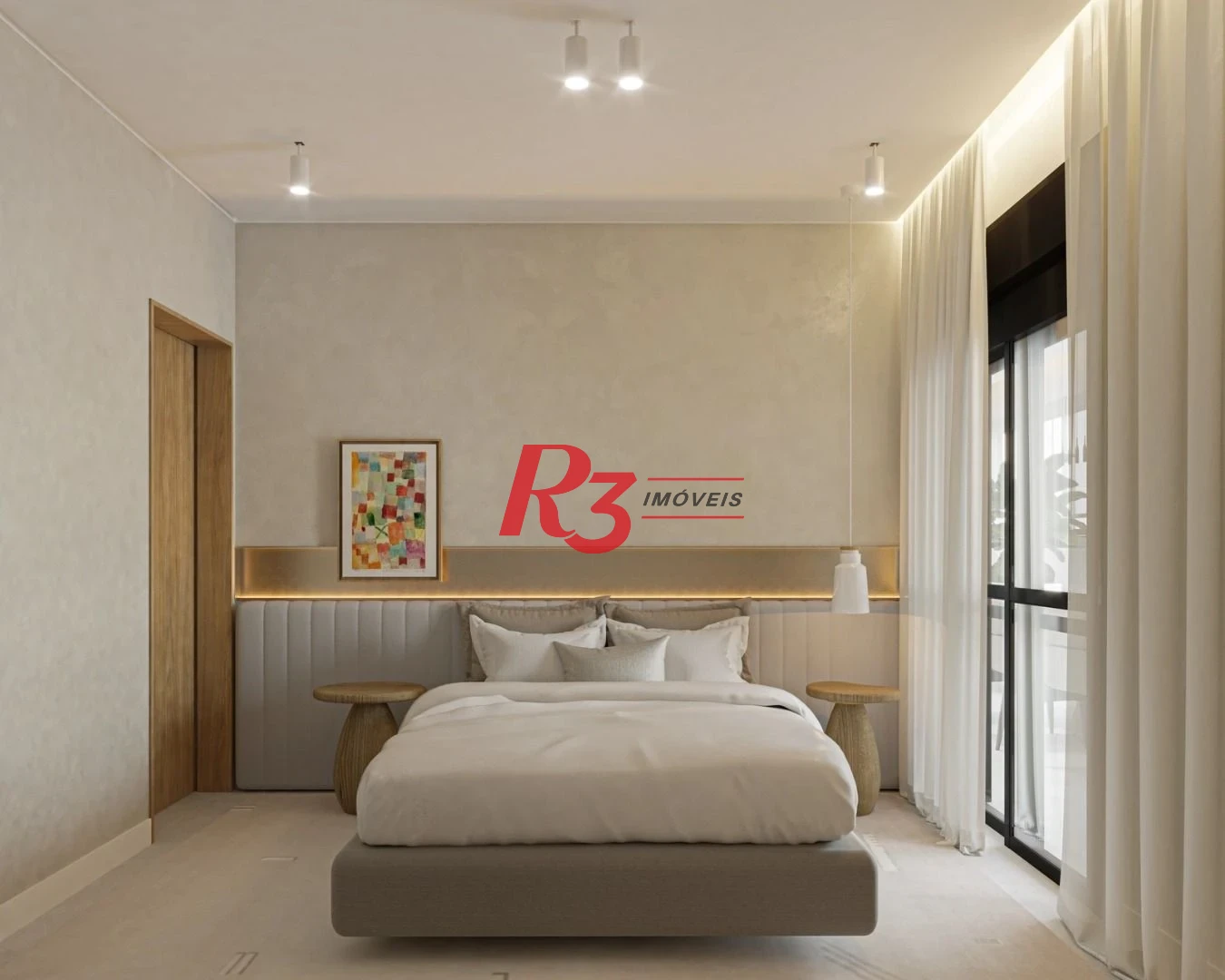 Apartamento à venda, 89 m² por R$ 1.427.618,54 - Boqueirão - Santos/SP