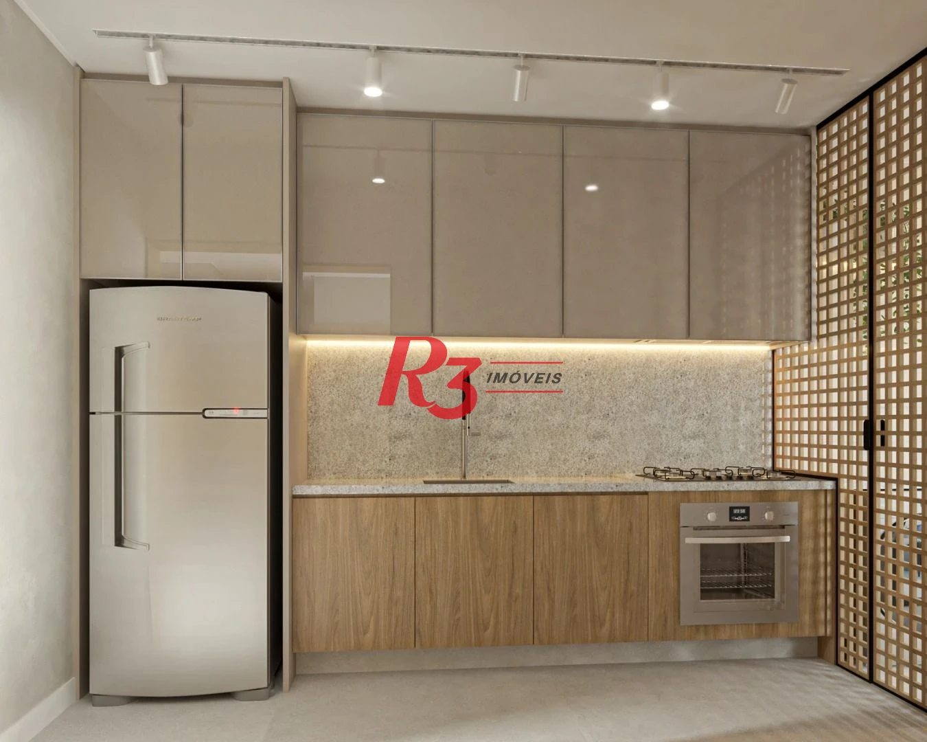 Apartamento à venda, 89 m² por R$ 1.427.618,54 - Boqueirão - Santos/SP