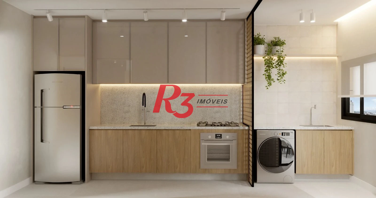 Apartamento à venda, 89 m² por R$ 1.427.618,54 - Boqueirão - Santos/SP