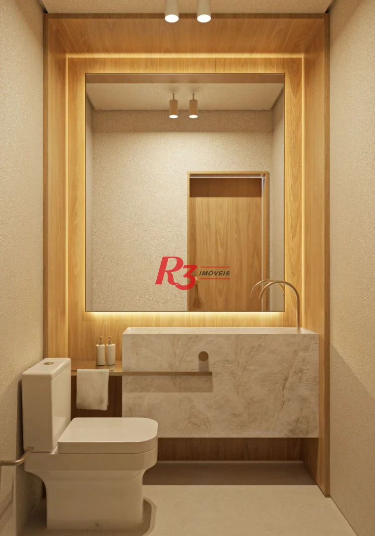 Apartamento à venda, 89 m² por R$ 1.427.618,54 - Boqueirão - Santos/SP