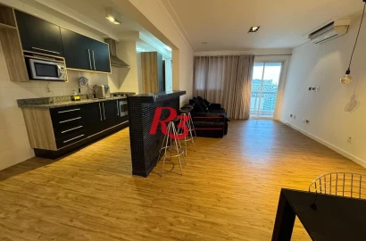 Apartamento com 2 dormitórios à venda, 97 m² por R$ 1.250.000,00 - Gonzaga - Santos/SP