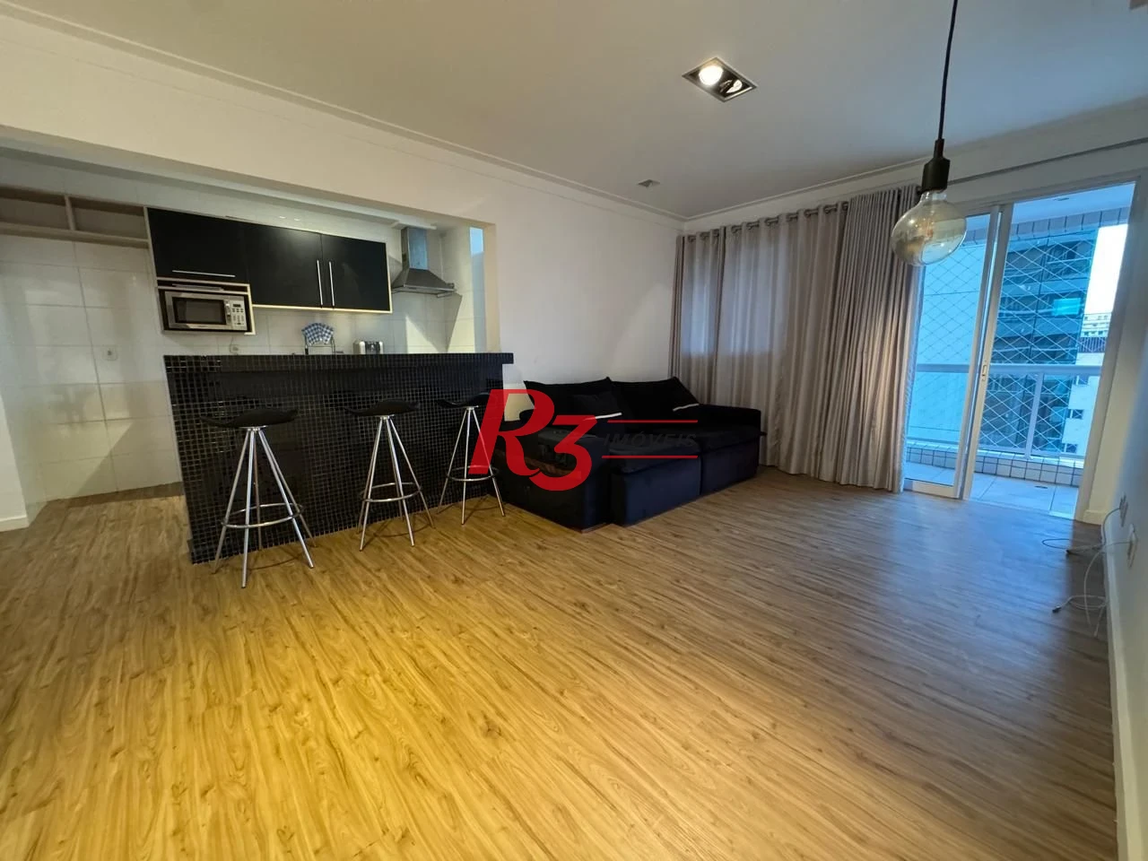 Apartamento com 2 dormitórios à venda, 97 m² por R$ 1.250.000,00 - Gonzaga - Santos/SP
