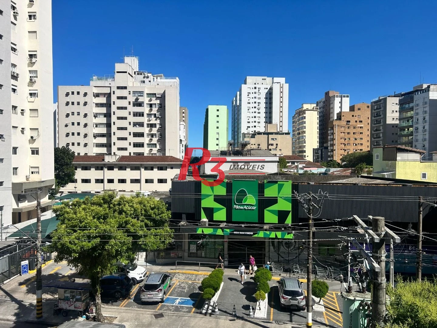 Apartamento com 2 dormitórios para alugar, 77 m² por R$ 5.650,00/mês - Aparecida - Santos/SP