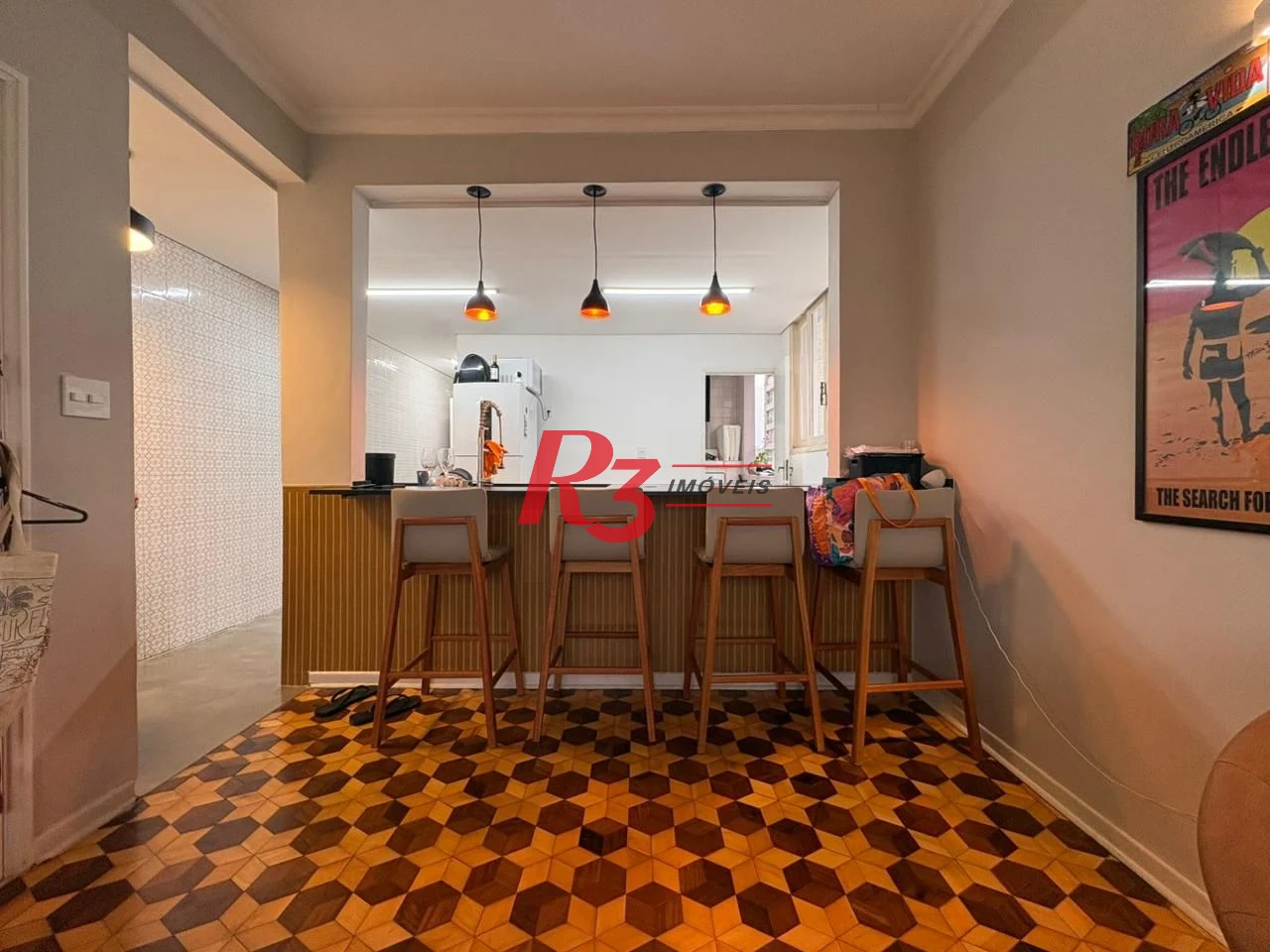 Apartamento com 2 dormitórios para alugar, 77 m² por R$ 4.200,00/mês - Aparecida - Santos/SP