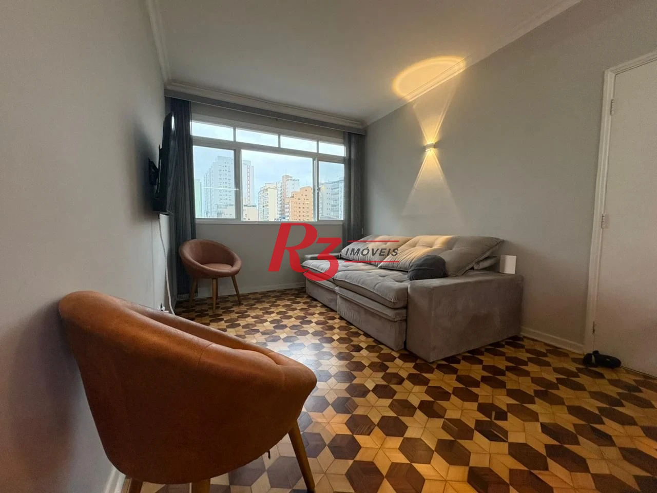 Apartamento com 2 dormitórios para alugar, 77 m² por R$ 4.200,00/mês - Aparecida - Santos/SP