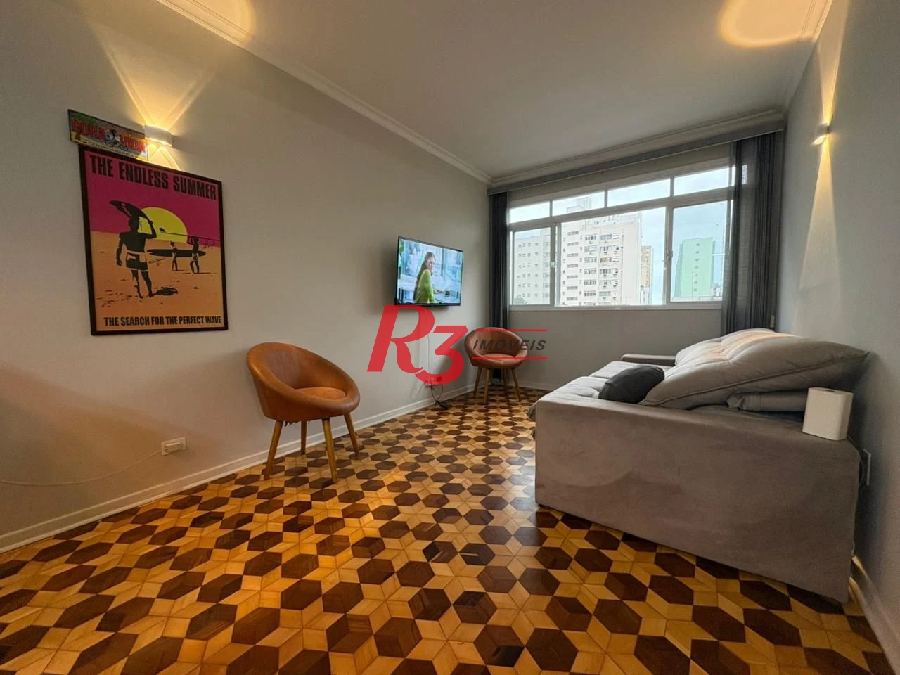 Apartamento com 2 dormitórios para alugar, 77 m² por R$ 4.200,00/mês - Aparecida - Santos/SP