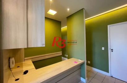 Sala para alugar, 60 m² por R$ 3.200,00/mês - Boqueirão - Santos/SP