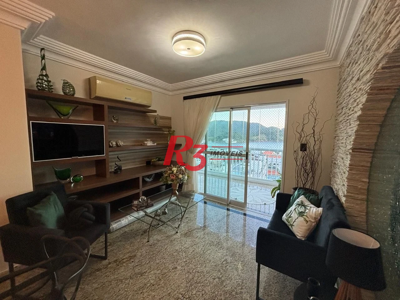 *ACEITA PERMUTA* Apartamento com 4 suítes com varanda e vista mar, 240 m² por R$ 2.200.000 - Ponta da Praia - Santos/SP