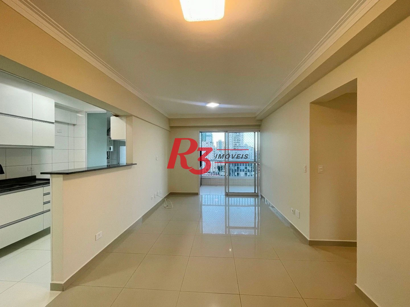 Apartamento com 3 dormitórios para alugar, 111 m² por R$ 5.900,00/mês - Encruzilhada - Santos/SP