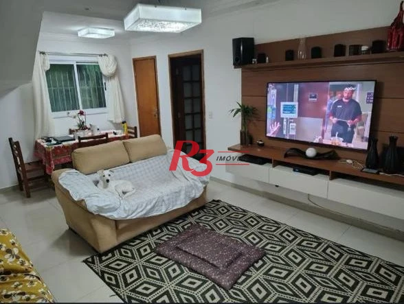 Casa com 3 dormitórios à venda, 121 m² por R$ 590.000,00 - São Jorge - Santos/SP