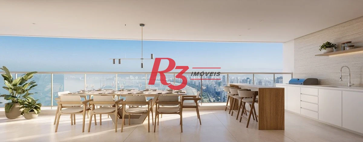 Apartamento à venda, 183 m² por R$ 2.408.936,86 - Ponta da Praia - Santos/SP