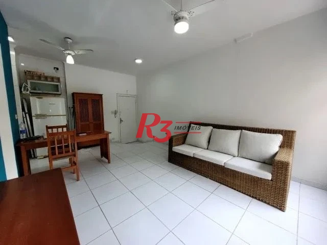 Apartamento com 1 dormitório à venda, 51 m² por R$ 380.000,00 - Pompéia - Santos/SP