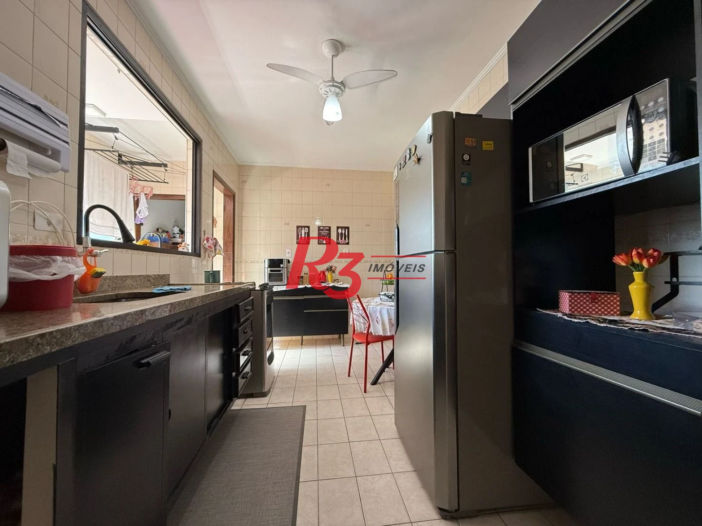 Apartamento com 3 dormitórios à venda, 120 m² por R$ 725.000,00 - Marapé - Santos/SP
