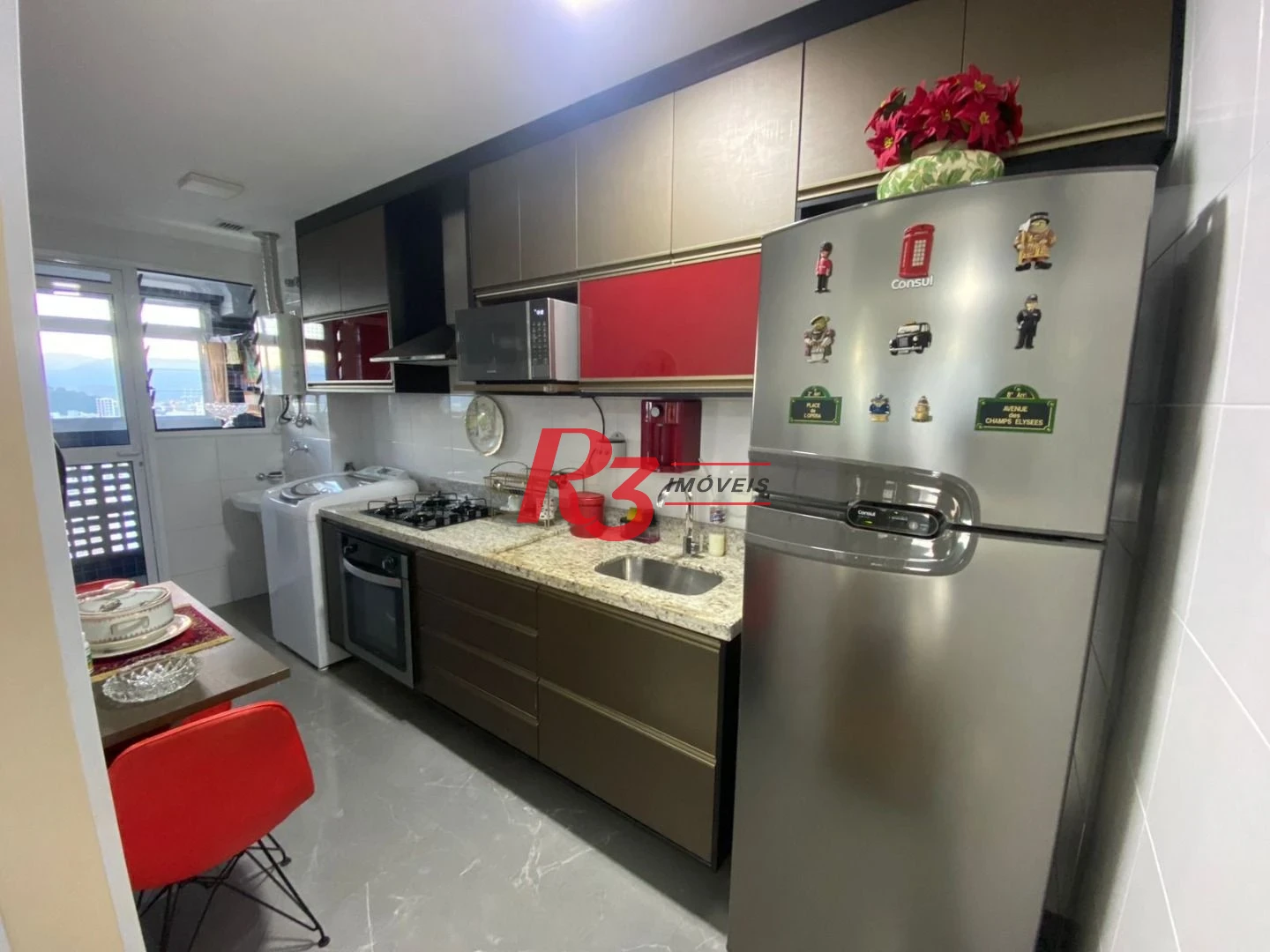 Apartamento com 2 dormitórios à venda, 84 m² por R$ 1.400.000,00 - Gonzaga - Santos/SP