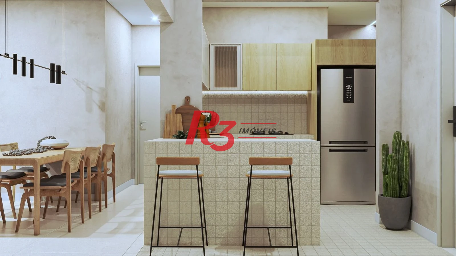 Apartamento com 3 suítes à venda, 107 m² por R$ 930.000 - José Menino - Santos/SP