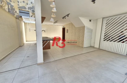 Village com 2 dormitórios à venda, 103 m² por R$ 585.000,00 - Vila Matias - Santos/SP