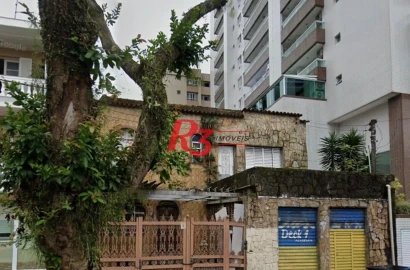 Terreno à venda, 500 m² por R$ 2.200.000,00 - Campo Grande - Santos/SP