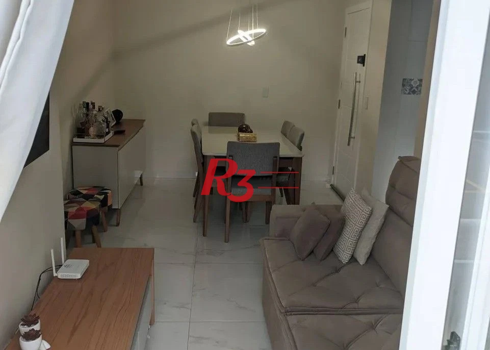 Apartamento com 2 dormitórios à venda, 55 m² por R$ 320.000,00 - Morro Nova Cintra - Santos/SP