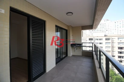 Apartamento com 2 dormitórios à venda, 75 m² por R$ 860.000,00 - José Menino - Santos/SP