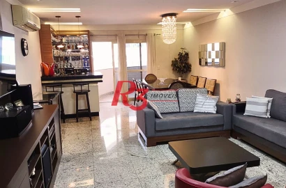 Apartamento à venda, 178 m² por R$ 1.870.000,00 - Gonzaga - Santos/SP