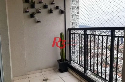 Apartamento com 2 dormitórios à venda, 62 m² por R$ 672.000,00 - Marapé - Santos/SP