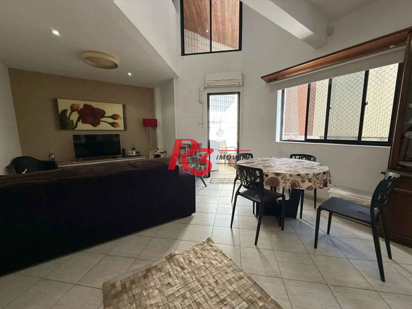 Apartamento Duplex com 1 dormitório à venda, 83 m² por R$ 480.000,00 - Ponta da Praia - Santos/SP