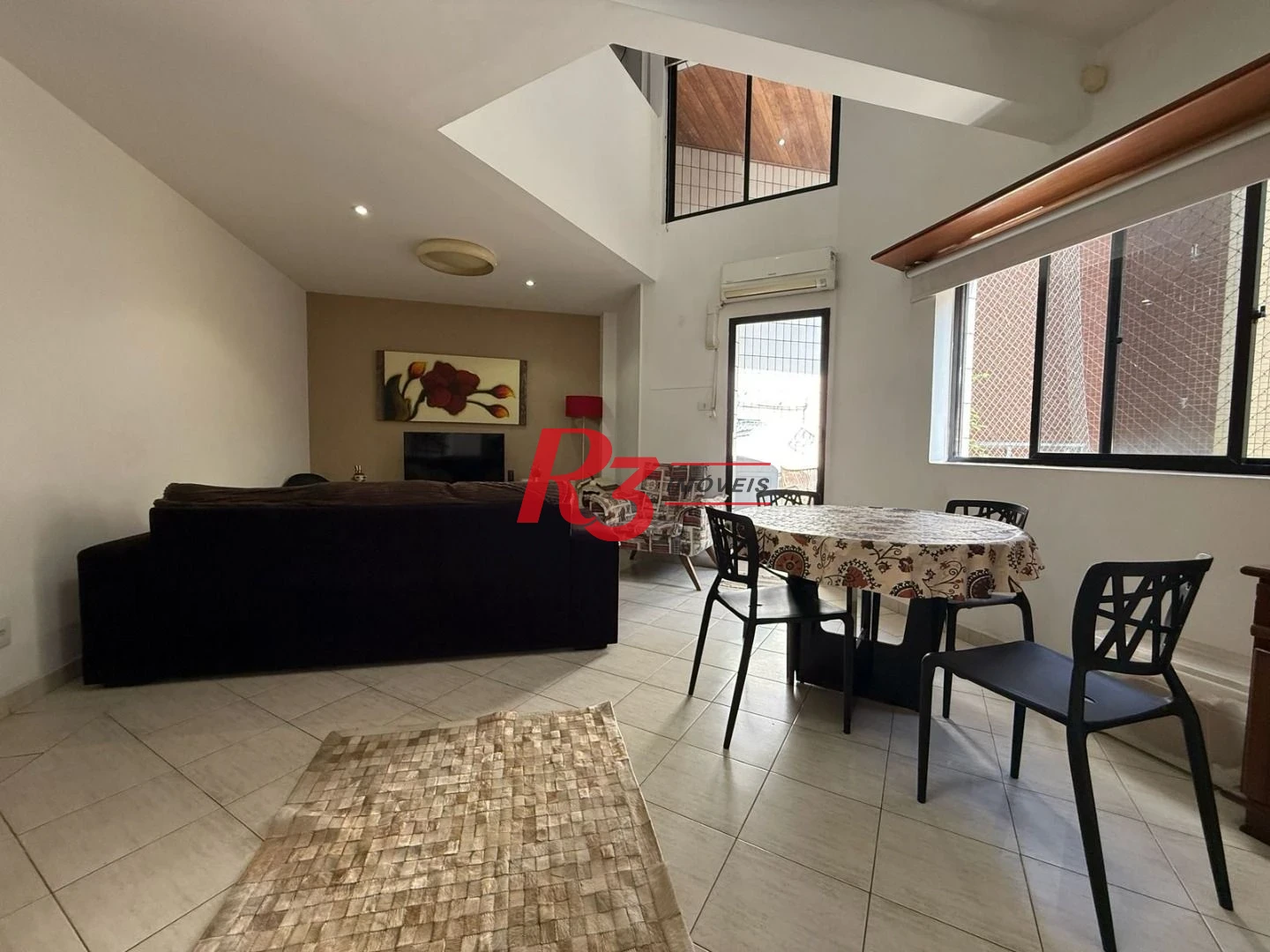 Apartamento Duplex com 1 dormitório à venda, 83 m² por R$ 480.000,00 - Ponta da Praia - Santos/SP