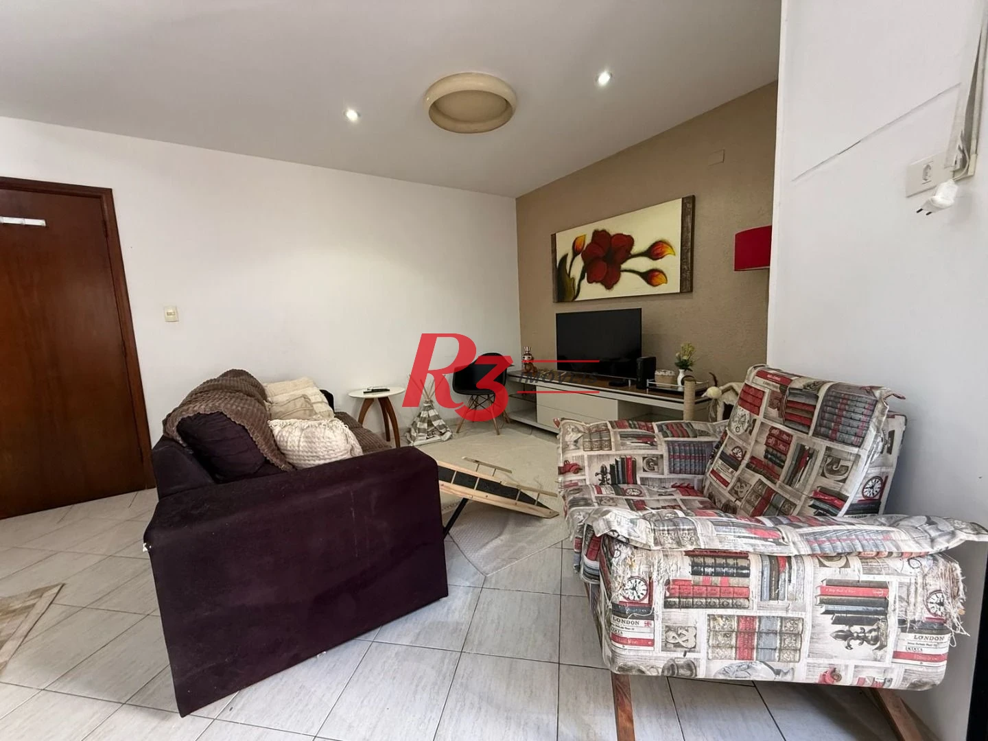 Apartamento Duplex com 1 dormitório à venda, 83 m² por R$ 480.000,00 - Ponta da Praia - Santos/SP