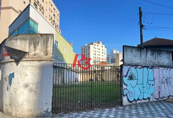 Terreno para alugar, 405 m² por R$ 15.000,00/mês - Aparecida - Santos/SP