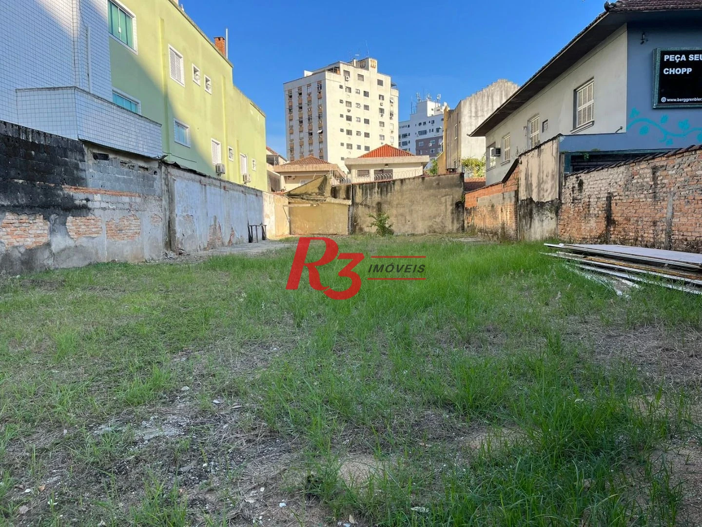 Terreno para alugar, 405 m² por R$ 15.000,00/mês - Aparecida - Santos/SP