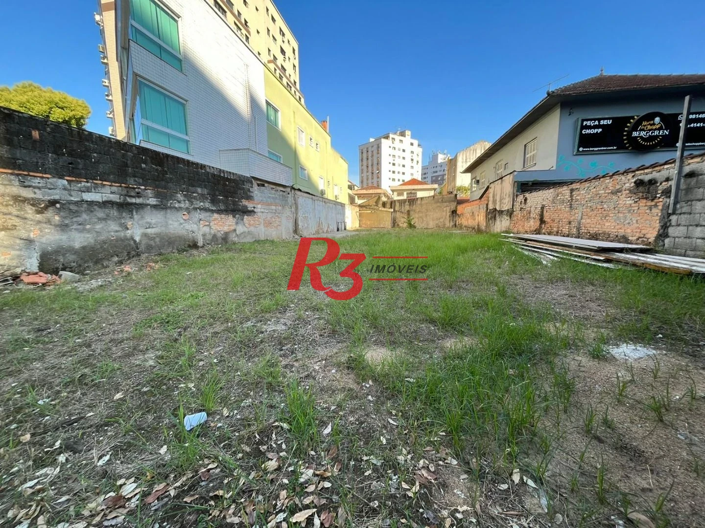 Terreno para alugar, 405 m² por R$ 15.000,00/mês - Aparecida - Santos/SP